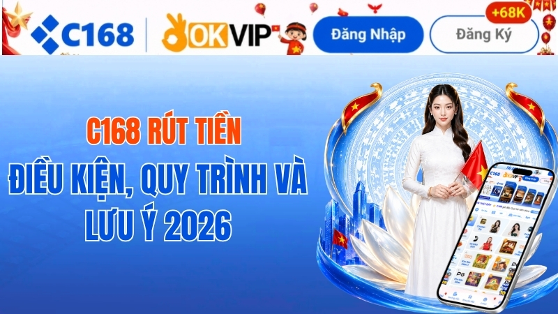 C168 Rút Tiền – Điều Kiện, Quy Trình Và Lưu Ý 2026